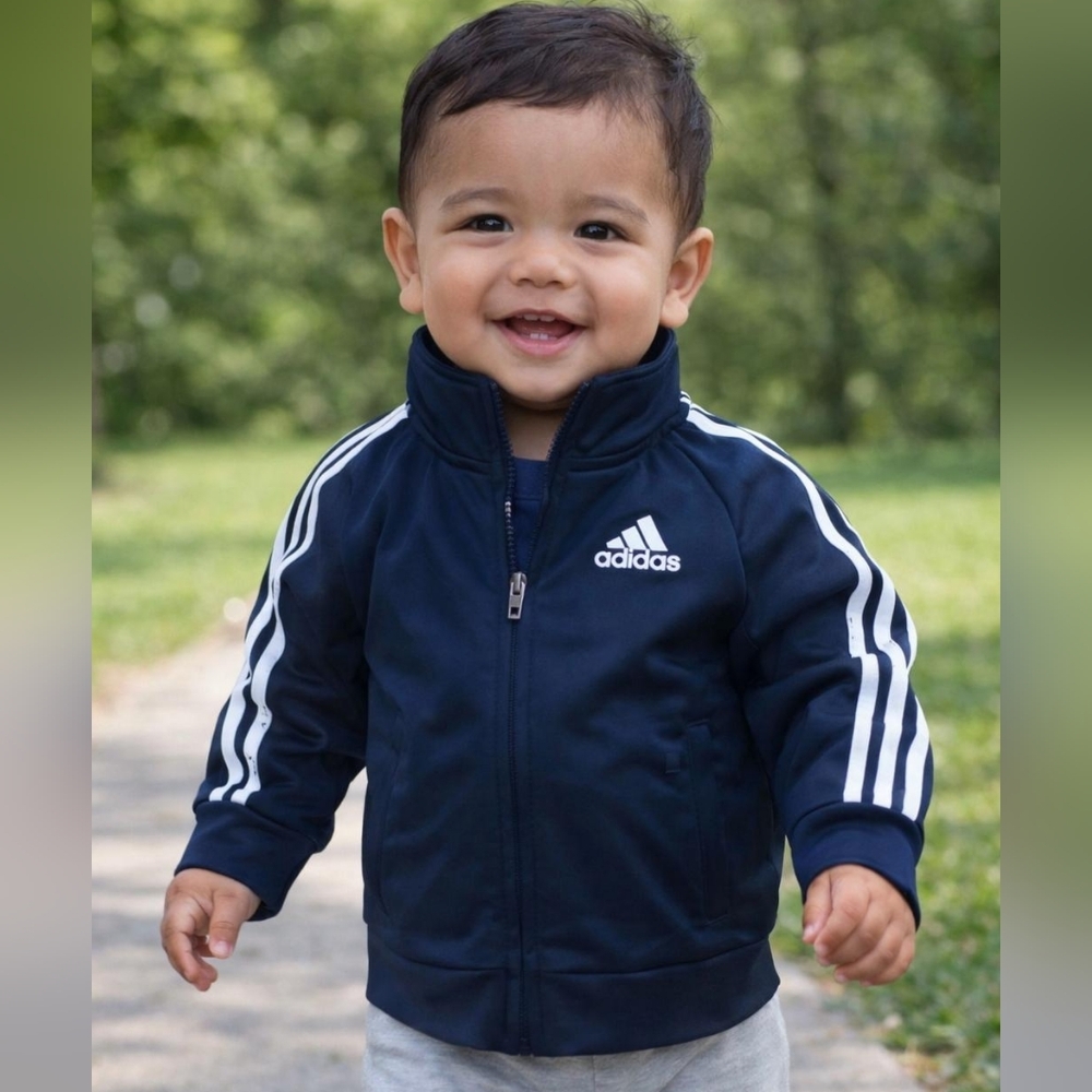 Adidas Baby Navy Blue Track Jacket